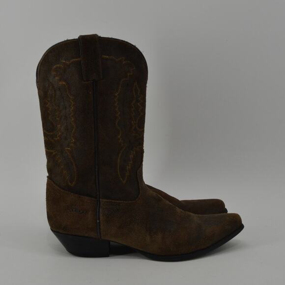 Dingo Womens Size 9 Cowboy Boots Brown Leather Western - Picture 5 of 16